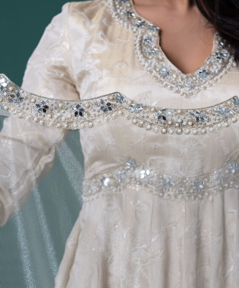 Beige Anarkali Suit - Image 3