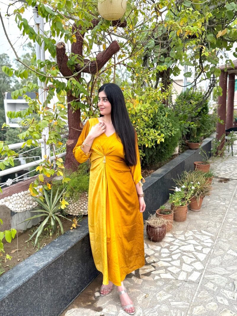 Yellow Ombre Dress - Image 2