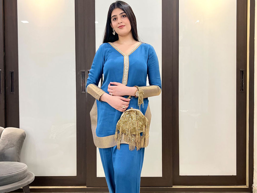 home founder Blue salwar suit